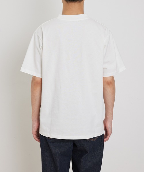 ADAM ET ROPE'（アダムエロペ）の「〈汗染み防止〉スエット ガード ベーシック ポケット Tシャツ（Tシャツ/カットソー・メンズ・ホワイト/ライトグリーン/グリーン系その他3・S/M/L）」の10枚目の写真