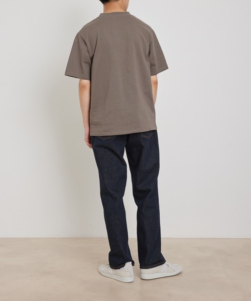 ADAM ET ROPE'（アダムエロペ）の「〈汗染み防止〉スエット ガード ベーシック ポケット Tシャツ（Tシャツ/カットソー・メンズ・ホワイト/ライトグリーン/グリーン系その他3・S/M/L）」の8枚目の写真