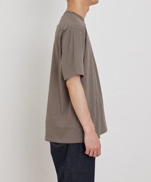 ADAM ET ROPE'（アダムエロペ）の「〈汗染み防止〉スエット ガード ベーシック ポケット Tシャツ（Tシャツ/カットソー・メンズ・ホワイト/ライトグリーン/グリーン系その他3・S/M/L）」の4枚目の写真