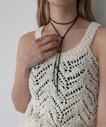 Pt　フェイクスウェードチョーカー