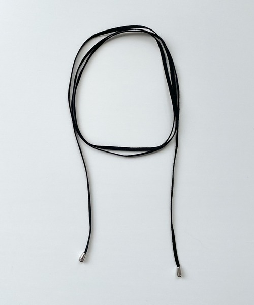 CANAL JEAN（キャナルジーン）の「Pt　フェイクスウェードチョーカー（チョーカー・レディース・シルバー・ONE SIZE）」の4枚目の写真