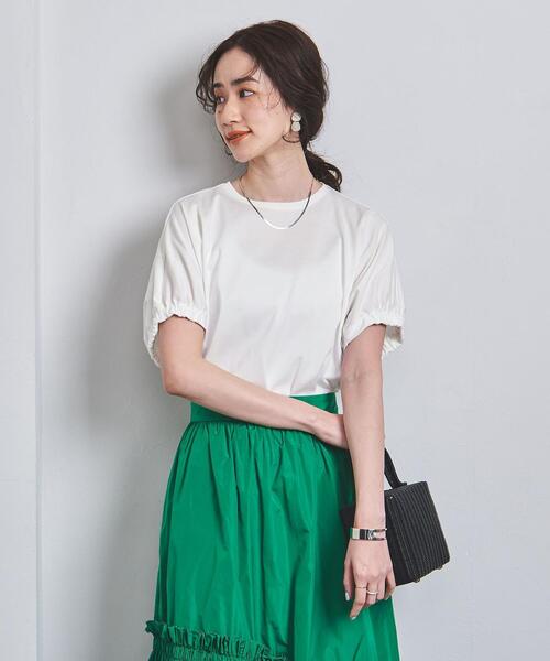 drawer別注ともさかりえ♡ユナイテッドアローズ カットソー UNITED ARROWS（ユナイテッドアローズ）の「FINE/C ギャザー