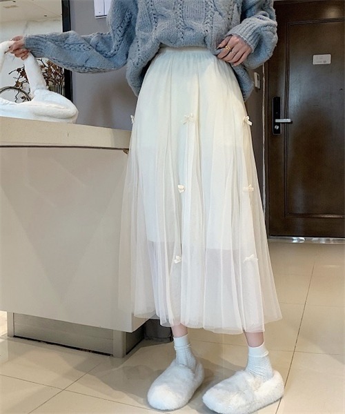 FREE STYLISTS（フリー スタイリスト）の「リボンチュールスカート