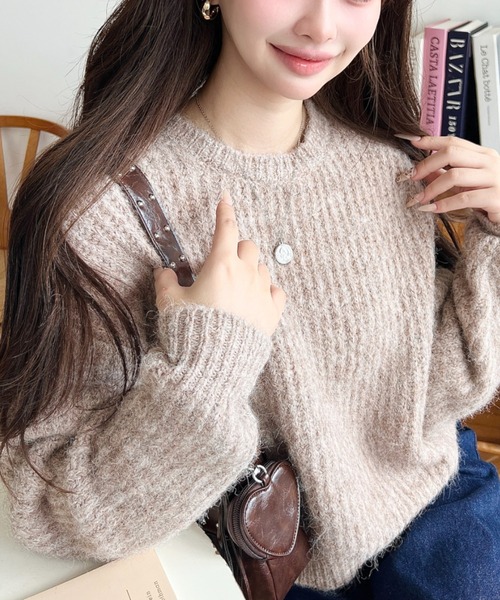 gasa ガサ 2021AW 雪を纏う ニット セーター ウールモヘヤん GASA 雪を纏うニット 美品 - メルカリ