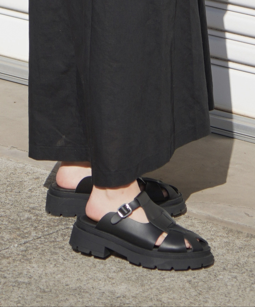 REMME(レメ)の「【REMME / レメ】IV-GAB5004(サンダル・レディース・ブラック・36/37)」の1枚目の写真