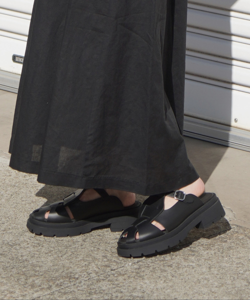 REMME(レメ)の「【REMME / レメ】IV-GAB5004(サンダル・レディース・ブラック・36/37)」の2枚目の写真