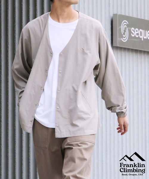 Franklin Climbing（フランクリンクライミング）の「【Franklin Climbing】 GEARWALK CARDIGAN L/S（シャツ/ブラウス・レディース・ホワイト系その他/ブラック/オリーブ・MEDIUM/LARGE）」の2枚目の写真