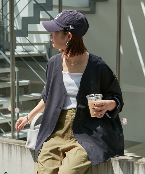 Franklin Climbing（フランクリンクライミング）の「【Franklin Climbing】 GEARWALK CARDIGAN L/S（シャツ/ブラウス・レディース・ホワイト系その他/ブラック/オリーブ・MEDIUM/LARGE）」の7枚目の写真