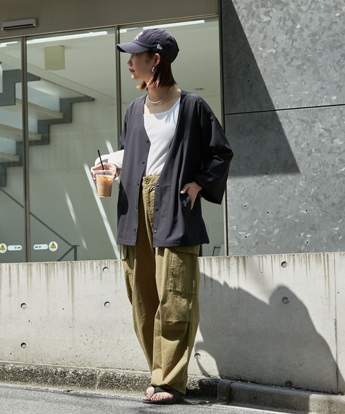 Franklin Climbing（フランクリンクライミング）の「【Franklin Climbing】 GEARWALK CARDIGAN L/S（シャツ/ブラウス・レディース・ホワイト系その他/ブラック/オリーブ・MEDIUM/LARGE）」の9枚目の写真