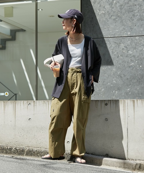 Franklin Climbing（フランクリンクライミング）の「【Franklin Climbing】 GEARWALK CARDIGAN L/S（シャツ/ブラウス・レディース・ホワイト系その他/ブラック/オリーブ・MEDIUM/LARGE）」の11枚目の写真