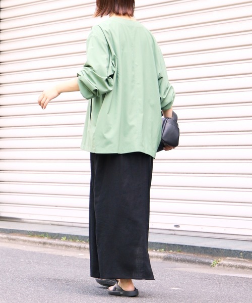 Franklin Climbing（フランクリンクライミング）の「【Franklin Climbing】 GEARWALK CARDIGAN L/S（シャツ/ブラウス・レディース・ホワイト系その他/ブラック/オリーブ・MEDIUM/LARGE）」の17枚目の写真