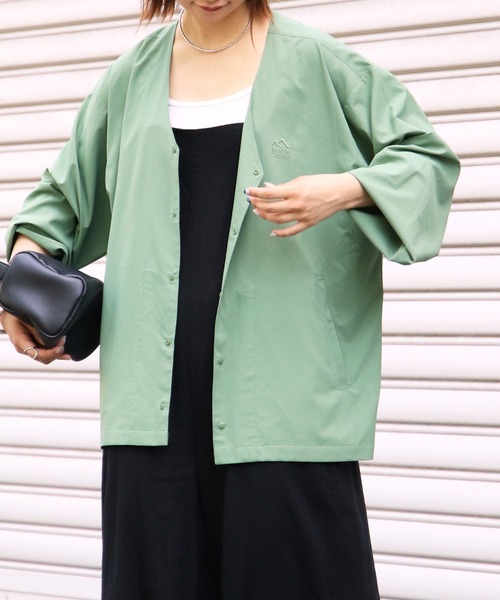 Franklin Climbing（フランクリンクライミング）の「【Franklin Climbing】 GEARWALK CARDIGAN L/S（シャツ/ブラウス・レディース・ホワイト系その他/ブラック/オリーブ・MEDIUM/LARGE）」の14枚目の写真