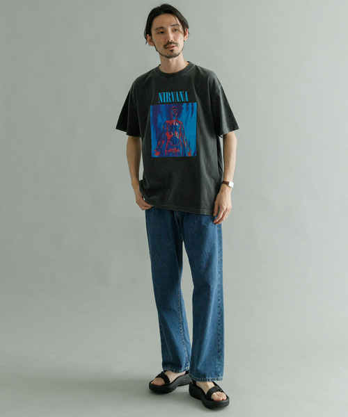 URBAN RESEARCH（アーバンリサーチ）の「GOOD ROCK SPEED　NIRVANA OVER SHORT-SLEEVE T-SHIRTS（Tシャツ/カットソー・メンズ・ブラック・MEDIUM/LARGE）」の3枚目の写真