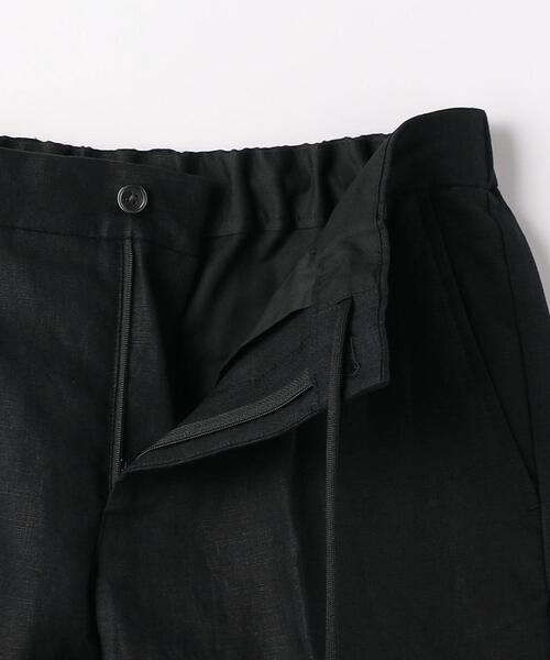 green label relaxing（グリーンレーベルリラクシング）の「フレンチリネン 1プリーツ イージーパンツ（その他パンツ・メンズ・ブラック・XL/L/M/S）」の12枚目の写真