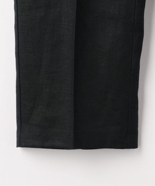 green label relaxing（グリーンレーベルリラクシング）の「フレンチリネン 1プリーツ イージーパンツ（その他パンツ・メンズ・ブラック・XL/L/M/S）」の13枚目の写真