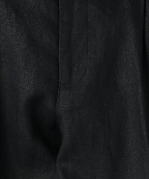 green label relaxing（グリーンレーベルリラクシング）の「フレンチリネン 1プリーツ イージーパンツ（その他パンツ・メンズ・ブラック・XL/L/M/S）」の14枚目の写真