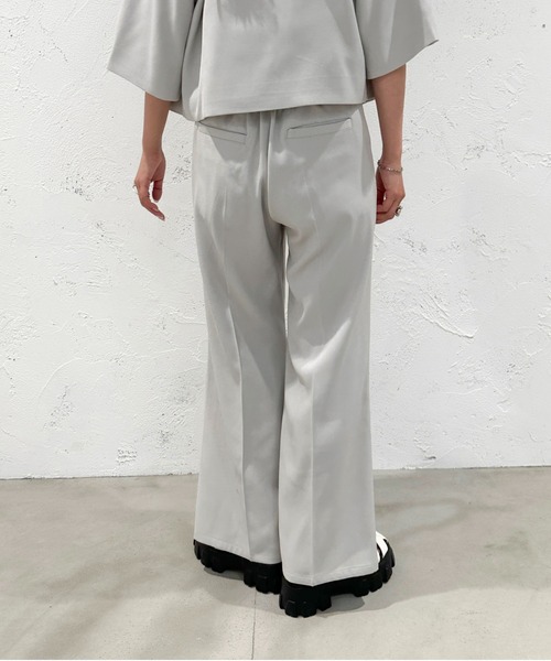 apres jour mignon(アプレジュールミニョン)の「ハイウエストベルト付きパンツ【SETUP着用可能】【ZOZOTOWN限定アイテム】(その他パンツ・レディース・ブラック/ライトグレー/ネイビー・X-LARGE/MEDIUM/SMALL)」の15枚目の写真