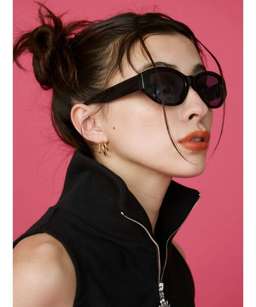 EVRIS（エヴリス）の「ACRYLIC FRAME サングラス（サングラス・レディース・ブラック/ブラウン・FREE）」の2枚目の写真