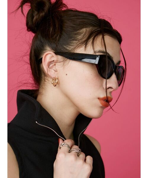 EVRIS（エヴリス）の「ACRYLIC FRAME サングラス（サングラス・レディース・ブラック/ブラウン・FREE）」の7枚目の写真