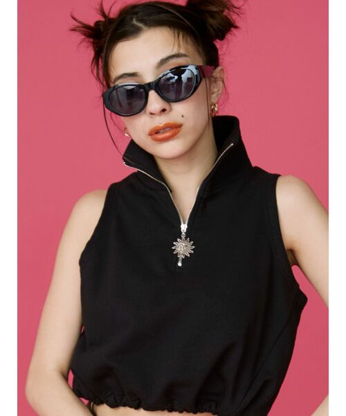 EVRIS（エヴリス）の「ACRYLIC FRAME サングラス（サングラス・レディース・ブラック/ブラウン・FREE）」の10枚目の写真