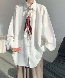 【FVLMEN】ring scarf dolman sleeve shirt/リングスカーフ付 ドルマンスリーブ シャツ