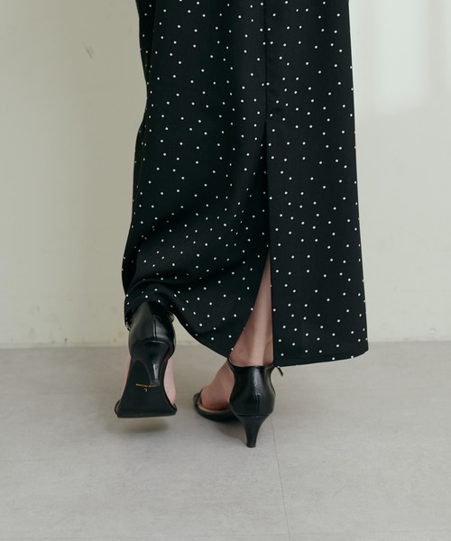 natural couture(ナチュラルクチュール)の「スカラップ刺繍キャミワンピース(ワンピース・レディース・ライトベージュ/ブラック/ドット/その他1/その他2/その他3・FREE)」の18枚目の写真