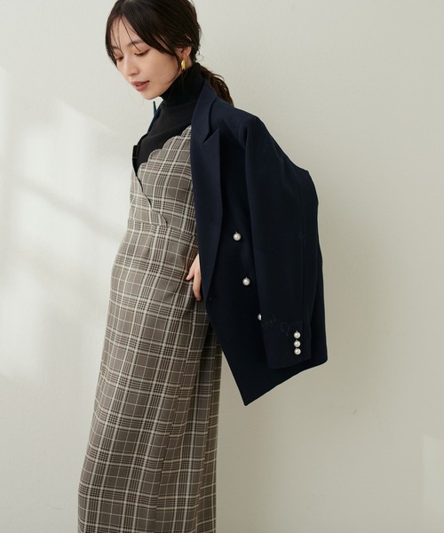 natural couture(ナチュラルクチュール)の「スカラップ刺繍キャミワンピース(ワンピース・レディース・ライトベージュ/ブラック/ドット/その他1/その他2/その他3・FREE)」の9枚目の写真