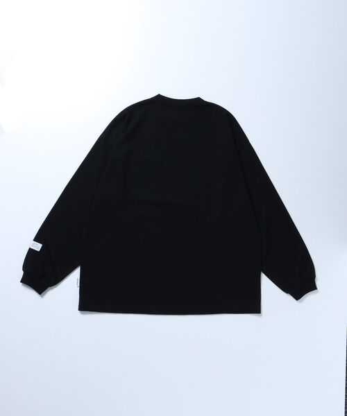 BEN DAVIS(ベンデイビス)の「【BEN DAVIS(ベンデイビス)】 NEW L/S POCKET TEE (WIDE) / ピスネーム ポケット ロンT ワンポイント 長袖 ビッグ(Tシャツ/カットソー・メンズ・オフホワイト/カーキ/ダークパープル/ブラック/ブルー系その他2/チャコール/オレンジ系その他5/ホワイト/グリーン系その他5・MEDIUM/LARGE/X-LARGE/SMALL)」の11枚目の写真