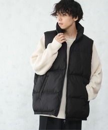 WEGO | WEGO/【23年秋冬新作】ハイネックエコダウンベスト(ダウンベスト)