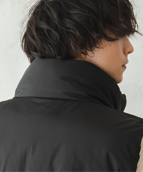 WEGO(ウィゴー)の「WEGO/ハイネックパデットベスト(ダウンベスト・メンズ・ホワイト/ブラック/その他1・MEDIUM/LARGE)」の18枚目の写真