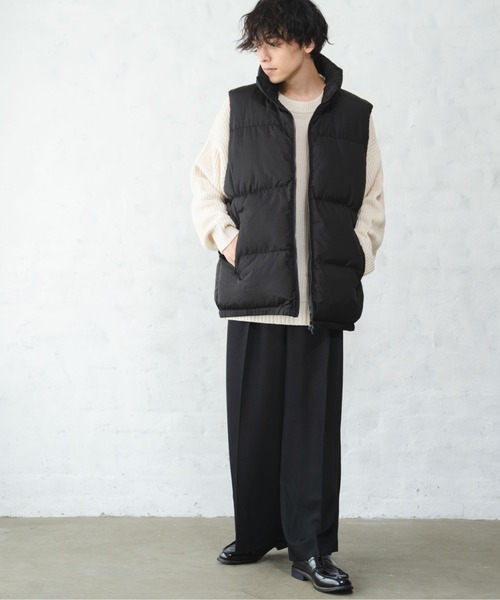 CPG ダウンベスト ホワイト(サイズM)/ブラック、パンツ(サイズM) CPG ダウンベスト ホワイト(サイズM)/ブラック、パンツ(サイズM
