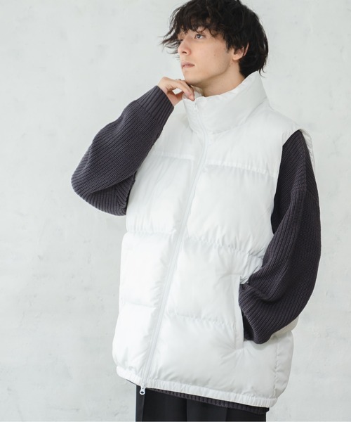 WEGO（ウィゴー）の「WEGO/ハイネックパデットベスト（ダウン