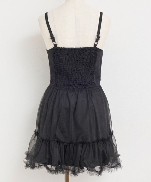 TITTY&CO.（ティティーアンドコー）の「【TITTY&CO.】フレアミニチュールジャンパースカート（ジャンパースカート・レディース・アイボリー/ブラック・FREE）」の13枚目の写真