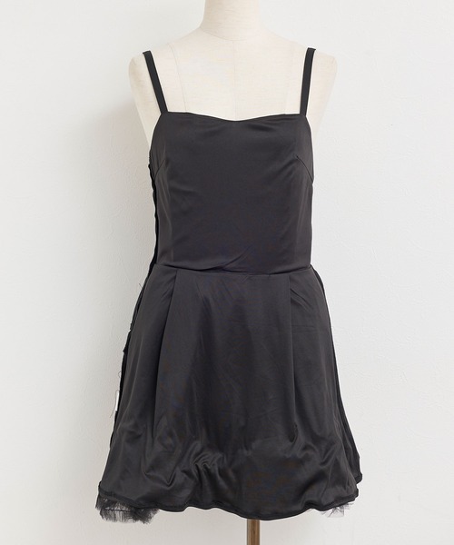 TITTY&CO.（ティティーアンドコー）の「【TITTY&CO.】フレアミニチュールジャンパースカート（ジャンパースカート・レディース・アイボリー/ブラック・FREE）」の11枚目の写真