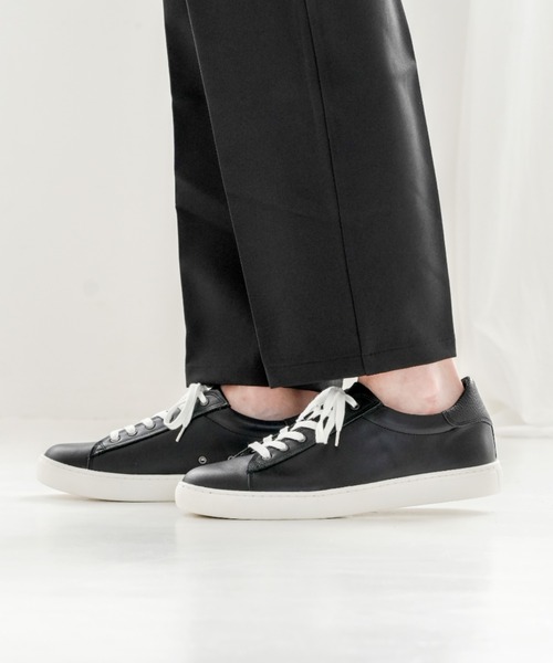 SLACK FOOTWEAR(スラックフットウェア)の「レザー スニーカー 日本製 クラシック エルクルード ジェイピー(スニーカー・メンズ・ホワイト×ネイビー/ブラック/ホワイト×ホワイト/ブラック×ホワイト・26.0cm/27.0cm/28.0cm)」の17枚目の写真