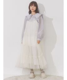 merry jenny | チュールティアードワンピース(ワンピース)