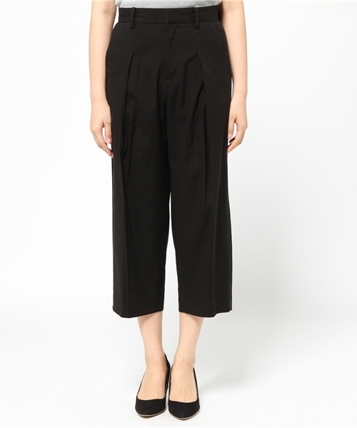 JOURNAL STANDARD(ジャーナルスタンダード)の「LI/VISクロップドワイドパンツ#(その他パンツ・レディース・ブラック/ナチュラル/ネイビー・38/36/40)」の7枚目の写真