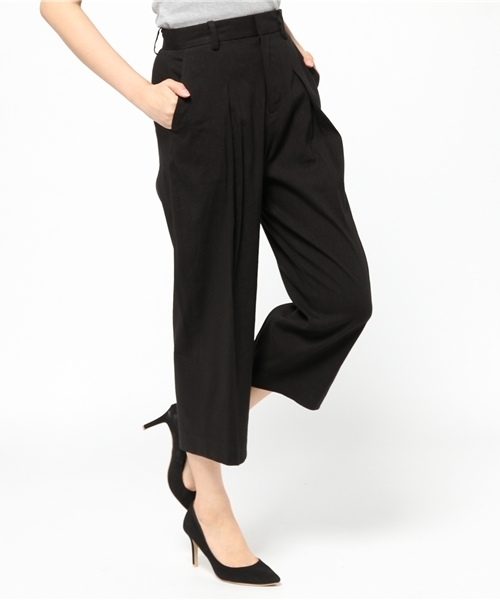 JOURNAL STANDARD(ジャーナルスタンダード)の「LI/VISクロップドワイドパンツ#(その他パンツ・レディース・ブラック/ナチュラル/ネイビー・38/36/40)」の17枚目の写真