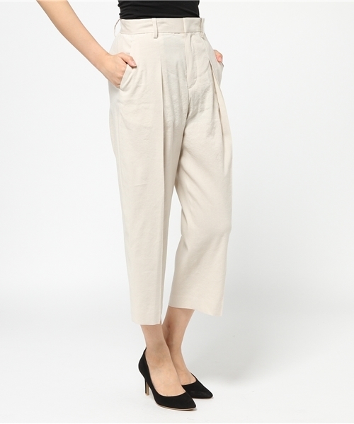 JOURNAL STANDARD(ジャーナルスタンダード)の「LI/VISクロップドワイドパンツ#(その他パンツ・レディース・ブラック/ナチュラル/ネイビー・38/36/40)」の18枚目の写真