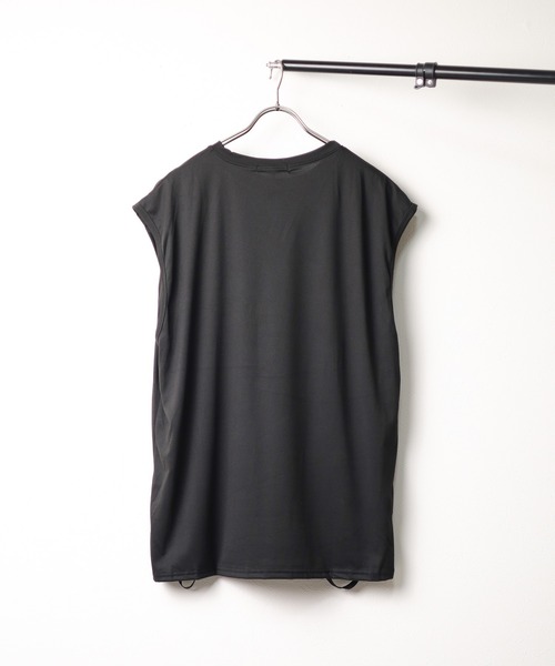 ARCHIVER（アーカイバ）の「【Bl】 [IZU] ダメージ半袖Tシャツ（Tシャツ/カットソー・レディース・グレー/ホワイト/ブラック・FREE）」の6枚目の写真