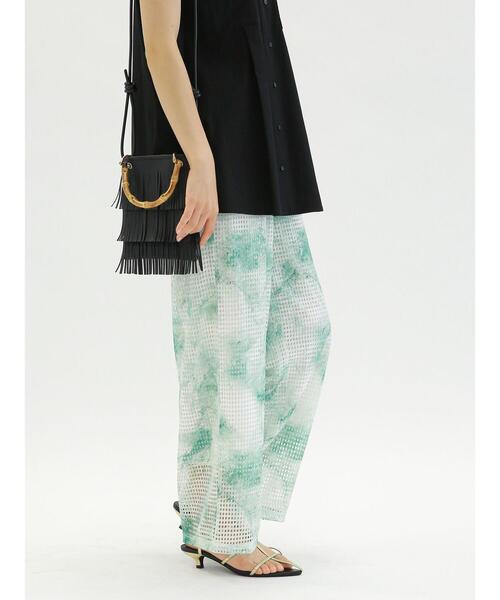 【Mes Demoiselles】 タイダイプリントパンツ Mes Demoiselles】 タイダイプリントパンツ