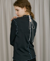 idem | lace up mellow tops/レースアップメロウトップス(Tシャツ/カットソー)