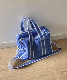 AS KNOW AS plus | インドプリントキルトボストンバッグ(ボストンバッグ)