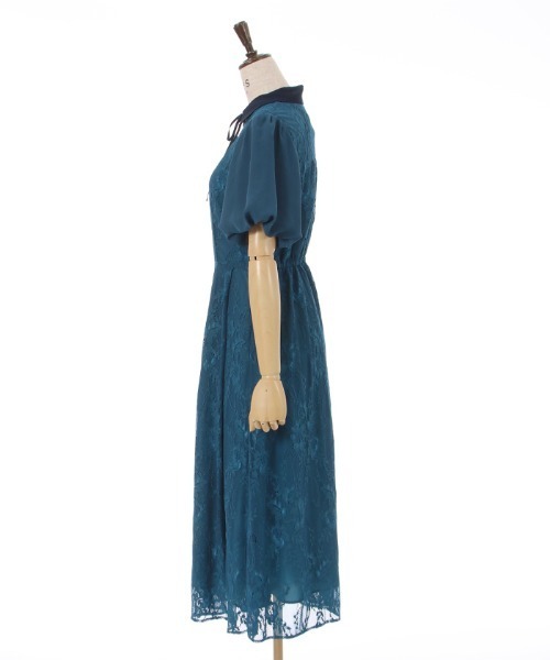 axes femme（アクシーズファム）の「バルーン袖レースワンピース