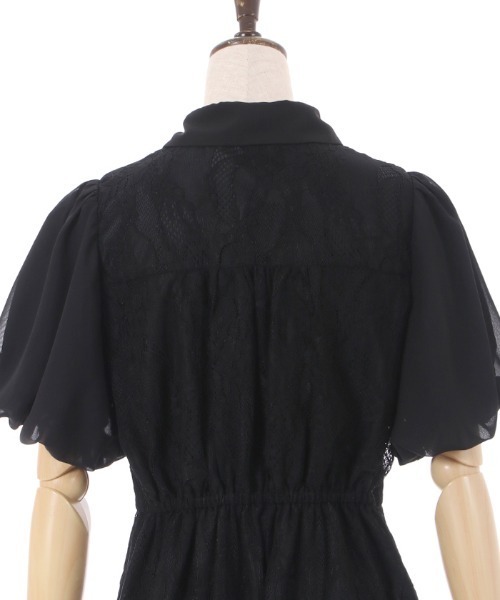 アクシーズファム 袖２WAYサイドタックドレス ブラック バルーン バルーンキャミチュニック | レディース服・レディース