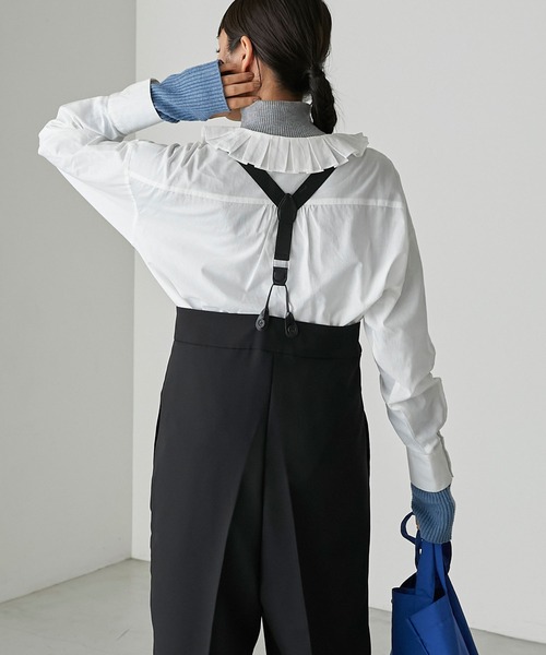 forksy.(フォルクシー)の「【forksy.】サスペンダー付きタックパンツ(その他パンツ・レディース・杢グレー/ブラック/ベージュ・FREE)」の20枚目の写真