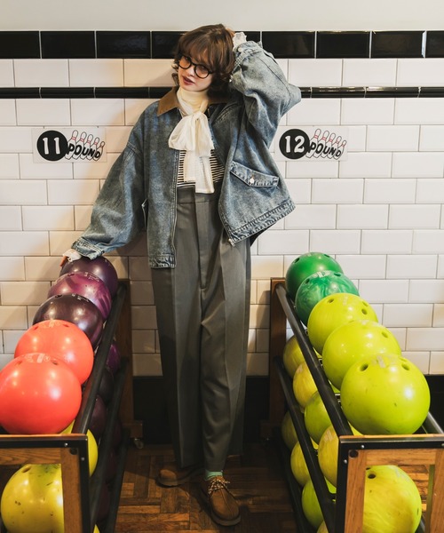 forksy.(フォルクシー)の「【forksy.】サスペンダー付きタックパンツ(その他パンツ・レディース・杢グレー/ブラック/ベージュ・FREE)」の9枚目の写真