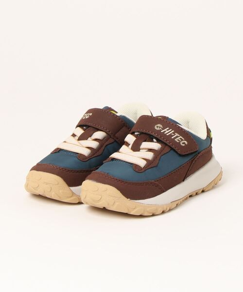 HI-TEC（ハイテック）の「【 HI-TEC / ハイテック 】HT KD062 AKARIS アカリス　キッズスニーカー（スニーカー・キッズ・ワイン系/ブラック×ベージュ・16.0cm/17.0cm/18.0cm/19.0cm/20.0cm/21.0cm/15.0cm）」の2枚目の写真