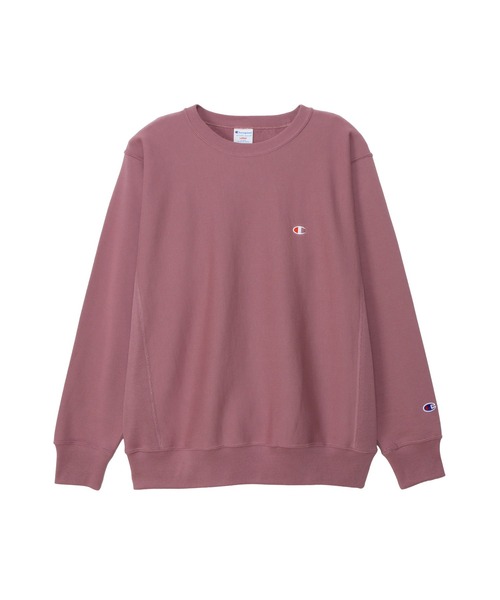 Champion（チャンピオン）の「【Champion/チャンピオン】メンズ リバースウィーブ(R) クルーネックスウェットシャツ（スウェット・メンズ・グレー/ホワイト/ブラウン/ダークブラック/ネイビー/オートミール/レッド系その他4/オリーブ系1/ふじ色系・LARGE/X-LARGE/MEDIUM/SMALL）」の8枚目の写真