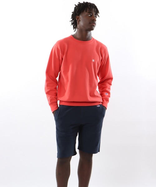 Champion（チャンピオン）の「【Champion/チャンピオン】メンズ リバースウィーブ(R) クルーネックスウェットシャツ（スウェット・メンズ・グレー/ホワイト/ブラウン/ダークブラック/ネイビー/オートミール/レッド系その他4/オリーブ系1/ふじ色系・LARGE/X-LARGE/MEDIUM/SMALL）」の9枚目の写真